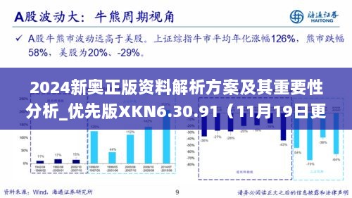 2024新奥正版资料解析方案及其重要性分析_优先版XKN6.30.91（11月19日更新）