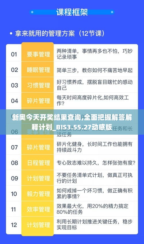 新奥今天开奖结果查询,全面把握解答解释计划_BIS3.55.27动感版