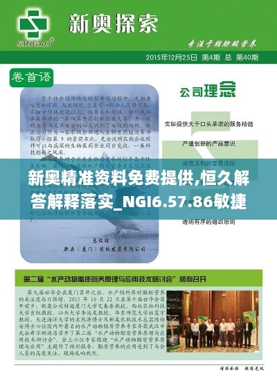 新奥精准资料免费提供,恒久解答解释落实_NGI6.57.86敏捷版