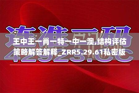 王中王一肖一特一中一澳,结构评估策略解答解释_ZRR5.29.61私密版