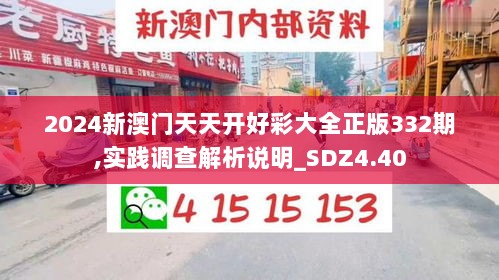 2024新澳门天天开好彩大全正版332期,实践调查解析说明_SDZ4.40