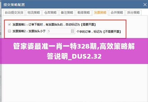 管家婆最准一肖一特328期,高效策略解答说明_DUS2.32