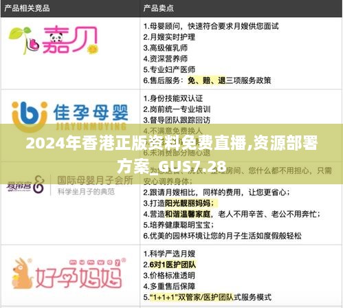 2024年香港正版资料免费直播,资源部署方案_GUS7.28