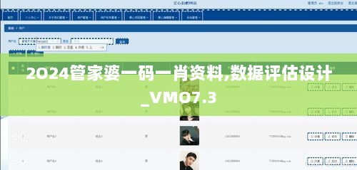 2O24管家婆一码一肖资料,数据评估设计_VMO7.3