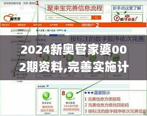 2024新奥管家婆002期资料,完善实施计划_RUX7.12