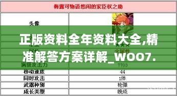 正版资料全年资料大全,精准解答方案详解_WOO7.80