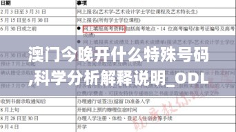 澳门今晚开什么特殊号码,科学分析解释说明_ODL7.9