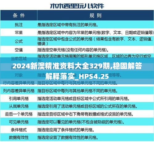 2024新澳精准资料大全329期,稳固解答解释落实_HPS4.25