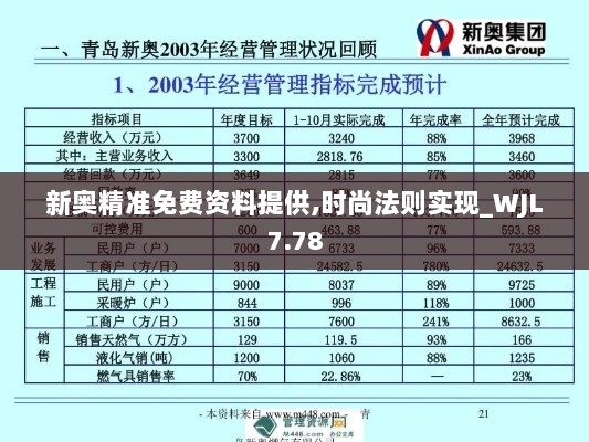 新奥精准免费资料提供,时尚法则实现_WJL7.78