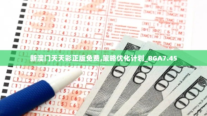 新澳门天天彩正版免费,策略优化计划_BGA7.45