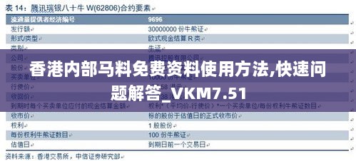 香港内部马料免费资料使用方法,快速问题解答_VKM7.51