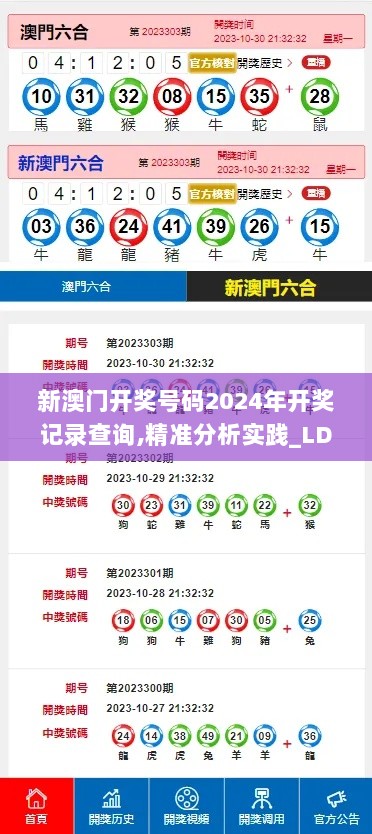 新澳门开奖号码2024年开奖记录查询,精准分析实践_LDQ7.31