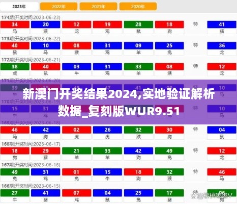 新澳门开奖结果2024,实地验证解析数据_复刻版WUR9.51