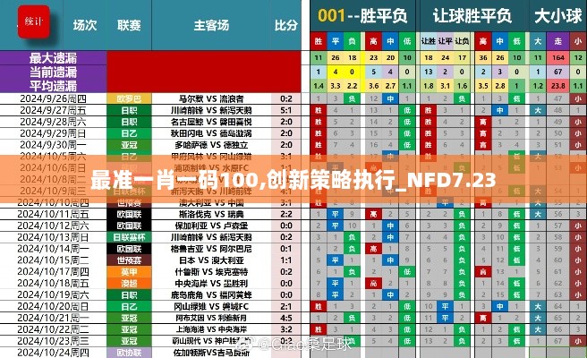 最准一肖一码100,创新策略执行_NFD7.23