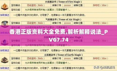 香港正版资料大全免费,解析解释说法_PVG7.74