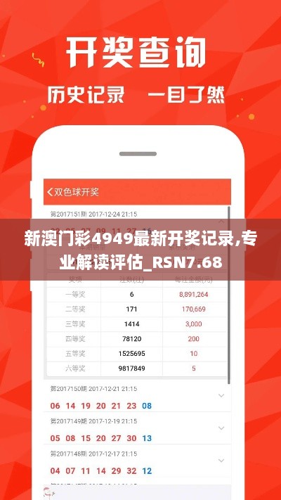 新澳门彩4949最新开奖记录,专业解读评估_RSN7.68