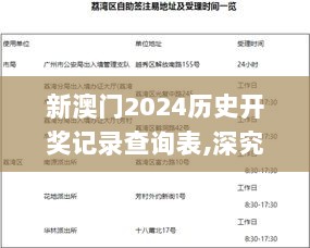 新澳门2024历史开奖记录查询表,深究数据应用策略_钻石版BFW5.25