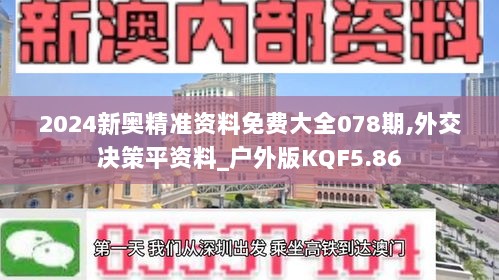 2024新奥精准资料免费大全078期,外交决策平资料_户外版KQF5.86