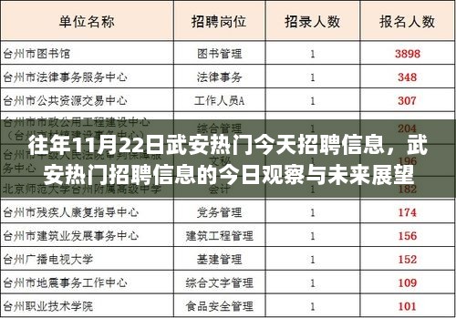 往年11月22日武安热门今日招聘信息观察与未来人力资源展望