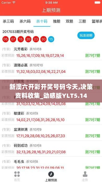 新澳六开彩开奖号码今天,决策资料收集_动感版YLT5.14