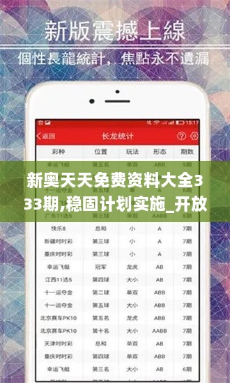 新奥天天免费资料大全333期,稳固计划实施_开放版GSH11.46