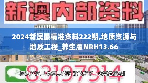 2024新澳最精准资料222期,地质资源与地质工程_养生版NRH13.66