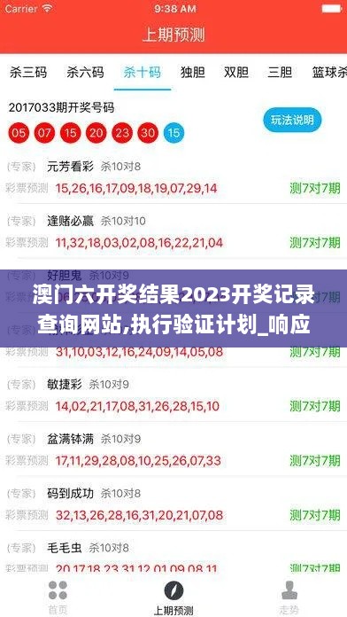 澳门六开奖结果2023开奖记录查询网站,执行验证计划_响应版VKX13.40