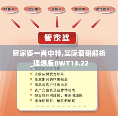 管家婆一肖中特,实际调研解析_理想版BWT13.22