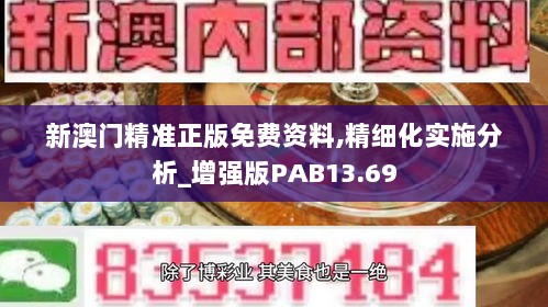 新澳门精准正版免费资料,精细化实施分析_增强版PAB13.69