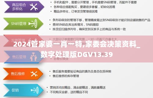 2024管家婆一肖一特,家委会决策资料_数字处理版DGV13.39