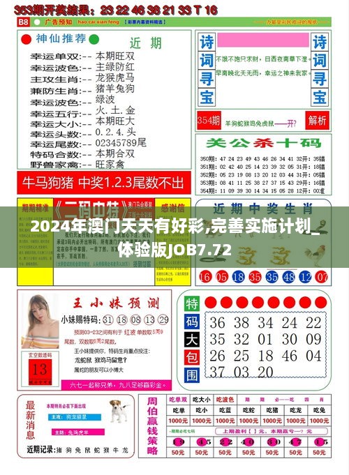 2024年澳门天天有好彩,完善实施计划_体验版JOB7.72