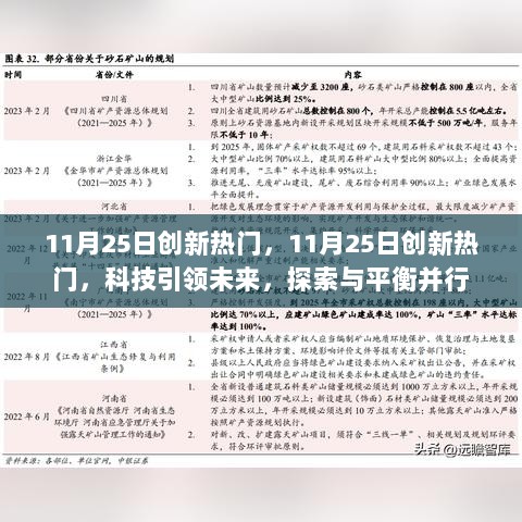 11月25日创新热门科技，探索与平衡并行，引领未来之路