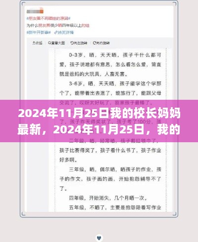 2024年11月25日，我的校长妈妈分享高效完成学习任务的方法——以掌握Excel高级技能为核心