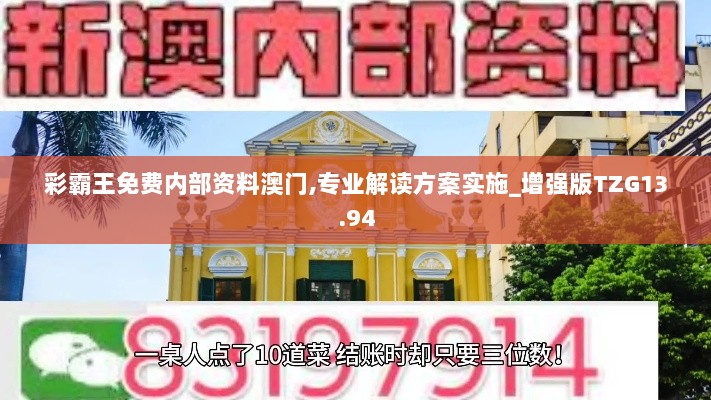 彩霸王免费内部资料澳门,专业解读方案实施_增强版TZG13.94