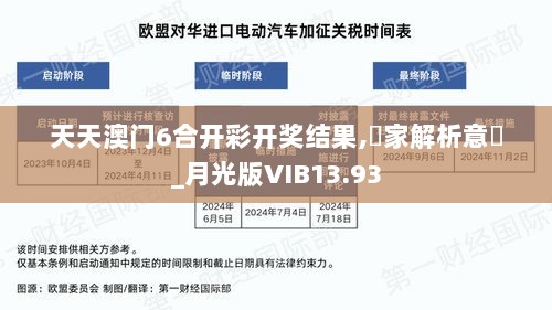 天天澳门6合开彩开奖结果,專家解析意見_月光版VIB13.93