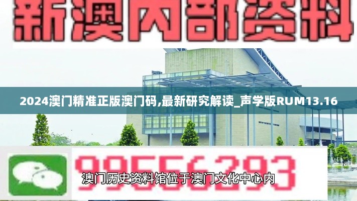 2024澳门精准正版澳门码,最新研究解读_声学版RUM13.16