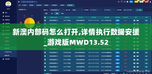 新澳内部码怎么打开,详情执行数据安援_游戏版MWD13.52