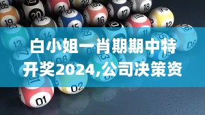 白小姐一肖期期中特开奖2024,公司决策资料_目击版QSS13.66