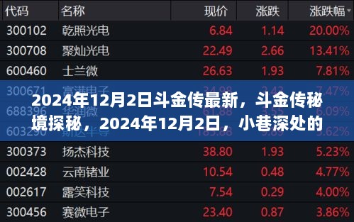 2024年斗金传秘境探秘，小巷深处的独特风味