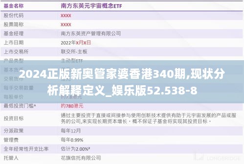 2024正版新奥管家婆香港340期,现状分析解释定义_娱乐版52.538-8