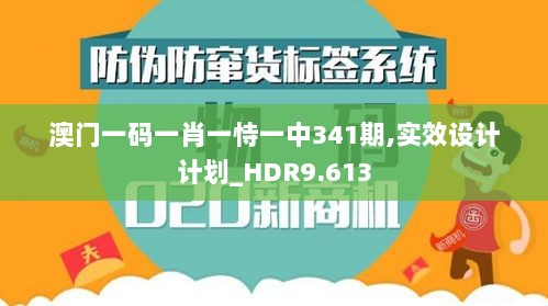 澳门一码一肖一恃一中341期,实效设计计划_HDR9.613