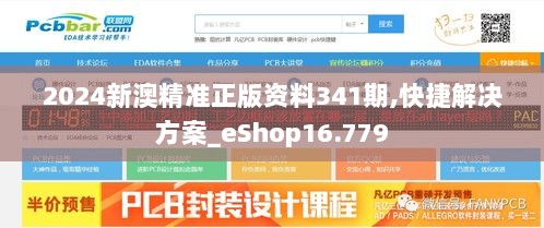 2024新澳精准正版资料341期,快捷解决方案_eShop16.779