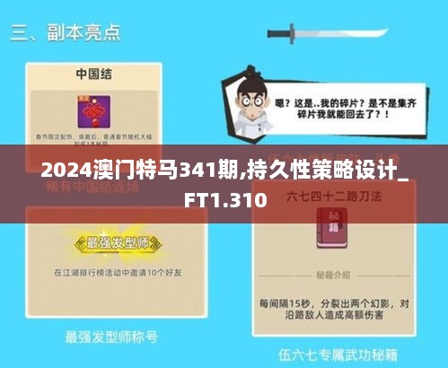 2024澳门特马341期,持久性策略设计_FT1.310