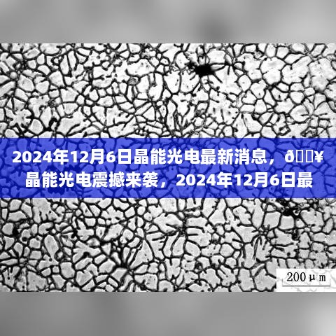 晶能光电科技动态，2024年12月6日震撼来袭的最新消息