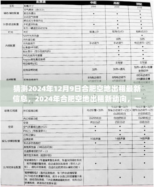 2024年合肥空地出租新动向，探索一场自由自在的自然之旅