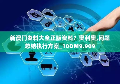 新澳门资料大全正版资料？奥利奥,问题总结执行方案_10DM9.909