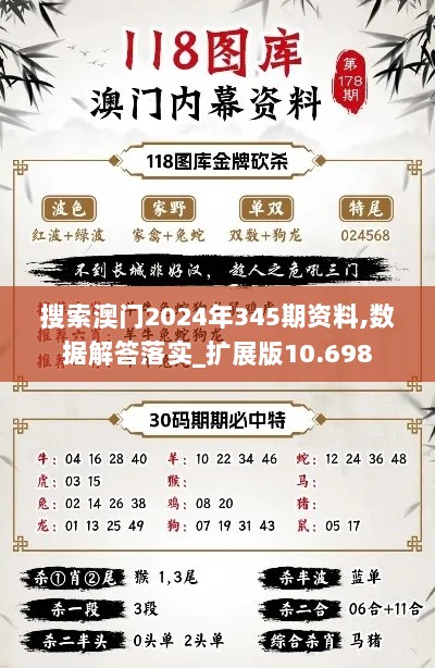 搜索澳门2024年345期资料,数据解答落实_扩展版10.698