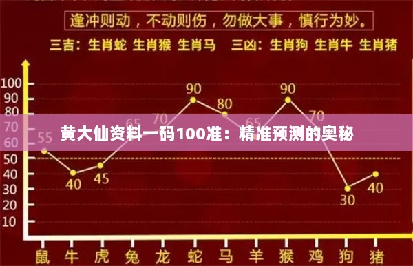 黄大仙资料一码100准：精准预测的奥秘