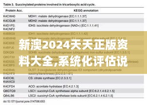 新澳2024天天正版资料大全,系统化评估说明_mShop6.824