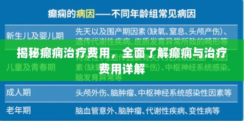 揭秘癫痫治疗费用，全面了解癫痫与治疗费用详解